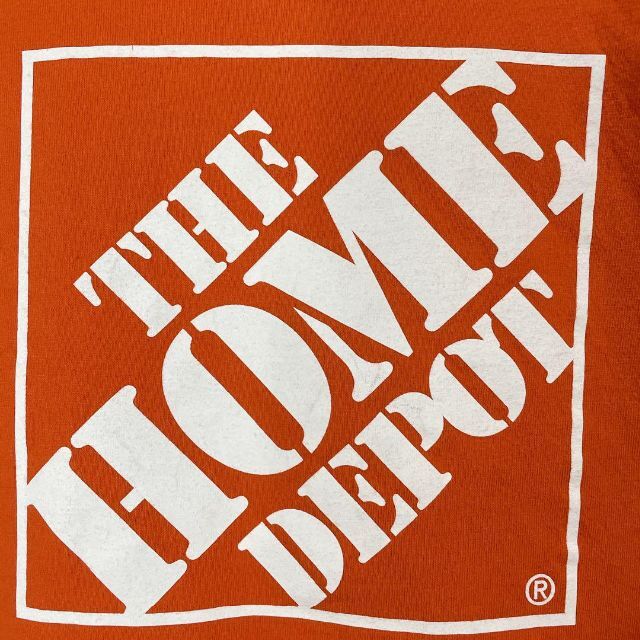 Hanes(ヘインズ)のThe Home Depot ホームデポ 企業Tシャツ半袖 バックプリント輸入品 メンズのトップス(Tシャツ/カットソー(半袖/袖なし))の商品写真