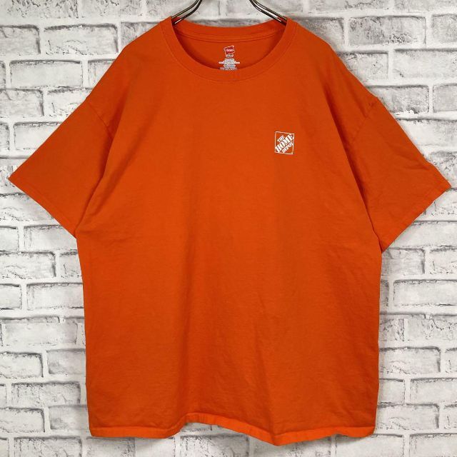 Hanes(ヘインズ)のThe Home Depot ホームデポ 企業Tシャツ半袖 バックプリント輸入品 メンズのトップス(Tシャツ/カットソー(半袖/袖なし))の商品写真