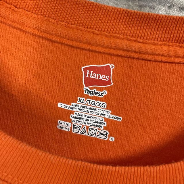 Hanes(ヘインズ)のThe Home Depot ホームデポ 企業Tシャツ半袖 バックプリント輸入品 メンズのトップス(Tシャツ/カットソー(半袖/袖なし))の商品写真