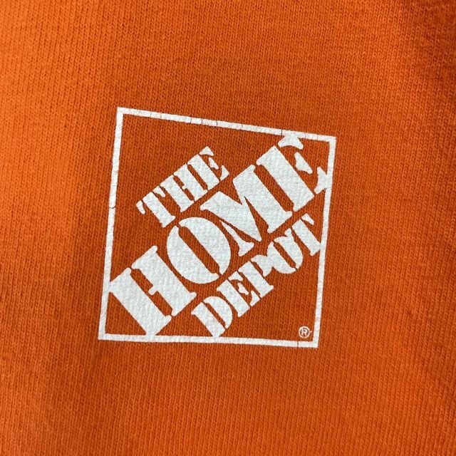 Hanes(ヘインズ)のThe Home Depot ホームデポ 企業Tシャツ半袖 バックプリント輸入品 メンズのトップス(Tシャツ/カットソー(半袖/袖なし))の商品写真