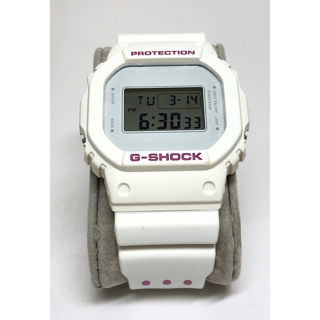 カシオ G-SHOCK 3229　DW-5600VT 白フリーカラー