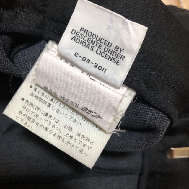 adidas - 60〜70s adidas ハーフパンツ 黒 M レジスター無しの