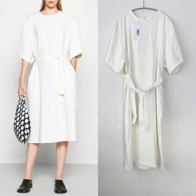 新品】MM6 MaisonMargiela 半袖 ロングワンピース | www.jarussi.com.br