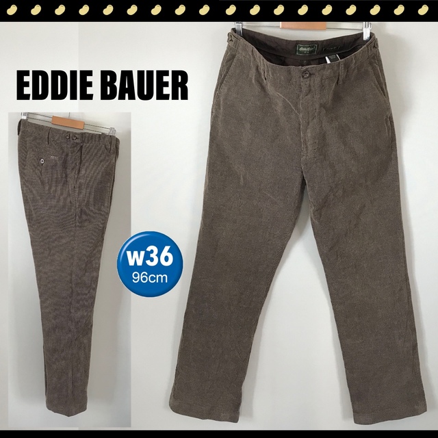 Eddie Bauer - エディーバウアー☆コットンツイードパンツ☆アウトドア