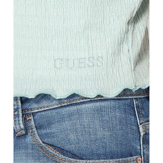 GUESS(ゲス)の【ライトグリーン(G7R6)】【XS】(W)Smoked Top レディースのトップス(カットソー(長袖/七分))の商品写真