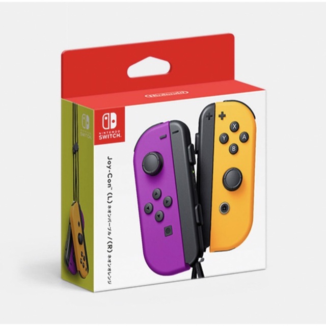 任天堂(ニンテンドウ)のNintendo JOY-CON L / R ネオンパープル/ネオンオレンジ エンタメ/ホビーのゲームソフト/ゲーム機本体(その他)の商品写真