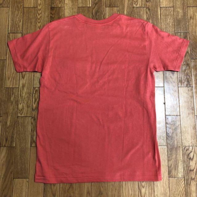DUBBLE WORKS(ダブルワークス)の日本製 DUBBLE WORKS ポケT Tシャツ サーモンピンク S シングル メンズのトップス(Tシャツ/カットソー(半袖/袖なし))の商品写真