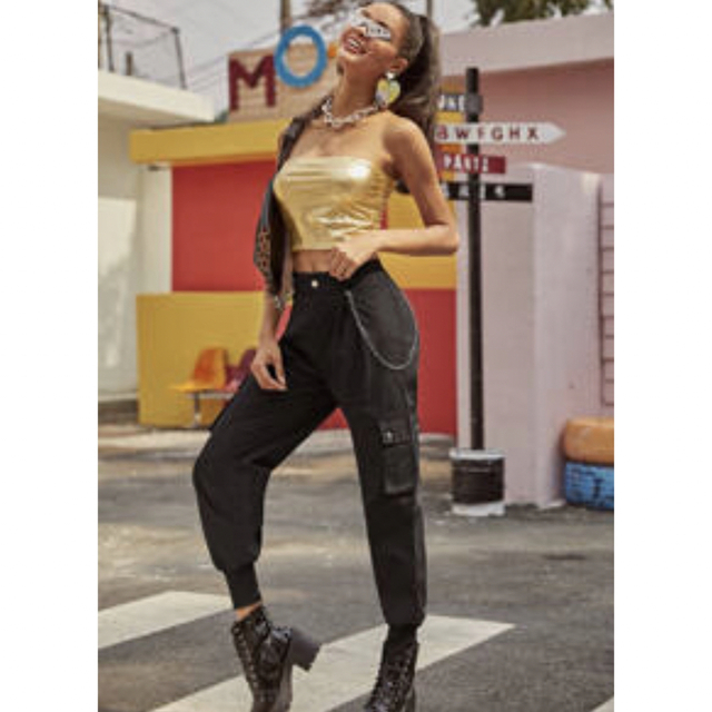 ZARA(ザラ)のshein カーゴパンツ トレーニング パンツ ダンス メンズのパンツ(ワークパンツ/カーゴパンツ)の商品写真