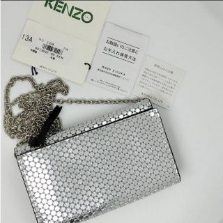 KENZO - ☆新品訳あり☆KENZO スマホポシェット お財布ポシェット 牛革