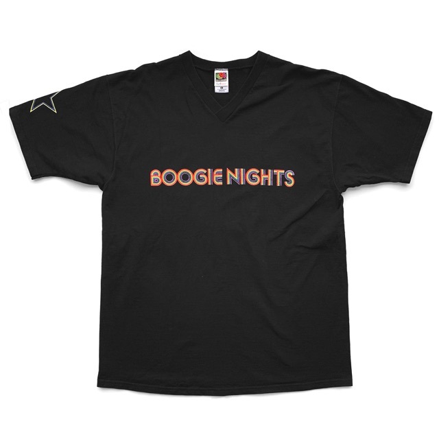 90s USA製　Boogie Nights 映画　Tシャツ　スター　ブラック