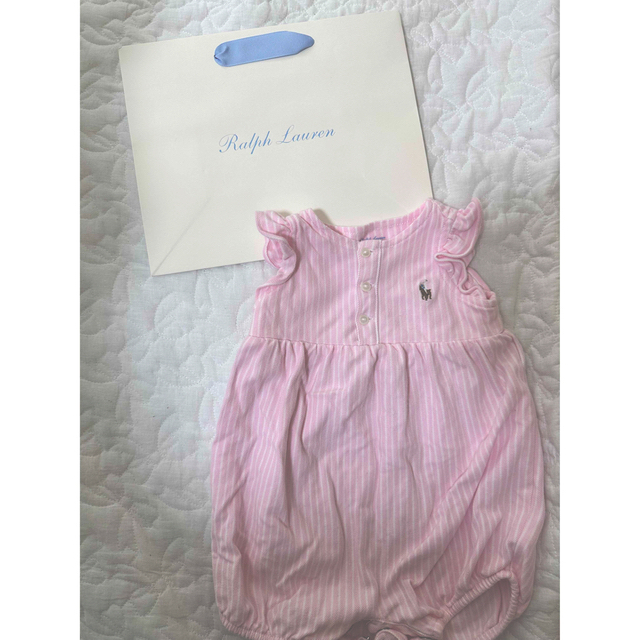 Ralph Lauren(ラルフローレン)のラルフローレン　ベビーロンパース　6m キッズ/ベビー/マタニティのベビー服(~85cm)(ロンパース)の商品写真