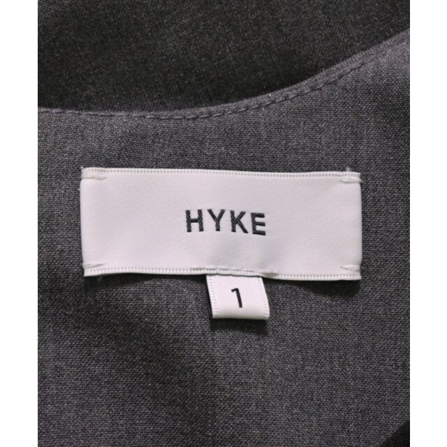 HYKE(ハイク)のHYKE ハイク カジュアルシャツ 1(S位) グレー 【古着】【中古】 レディースのトップス(シャツ/ブラウス(長袖/七分))の商品写真