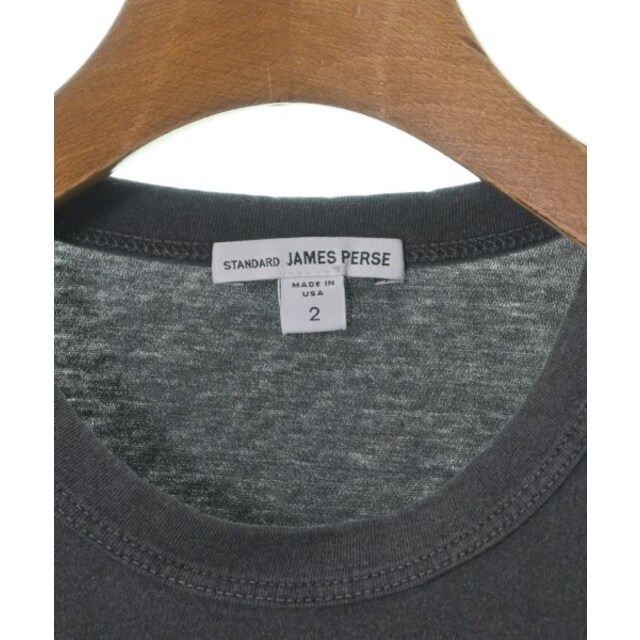 JAMES PERSE(ジェームスパース)のJAMES PERSE Tシャツ・カットソー 2(M位) ダークグレー系 【古着】【中古】 メンズのトップス(Tシャツ/カットソー(半袖/袖なし))の商品写真