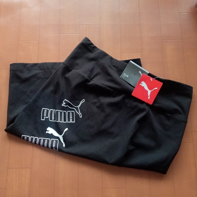 PUMA(プーマ)の専用　PUMA プーマ　スカート L 新品 黒 ブラック コットン レディースのスカート(ひざ丈スカート)の商品写真