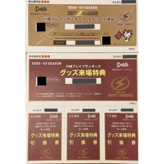 川崎ブレイブサンダース　株主優待 DeNA(その他)