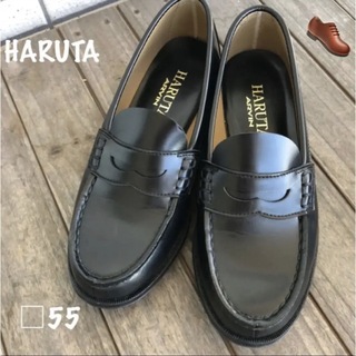 ハルタ(HARUTA)の□55 HARUTA ローファー 黒(ローファー/革靴)