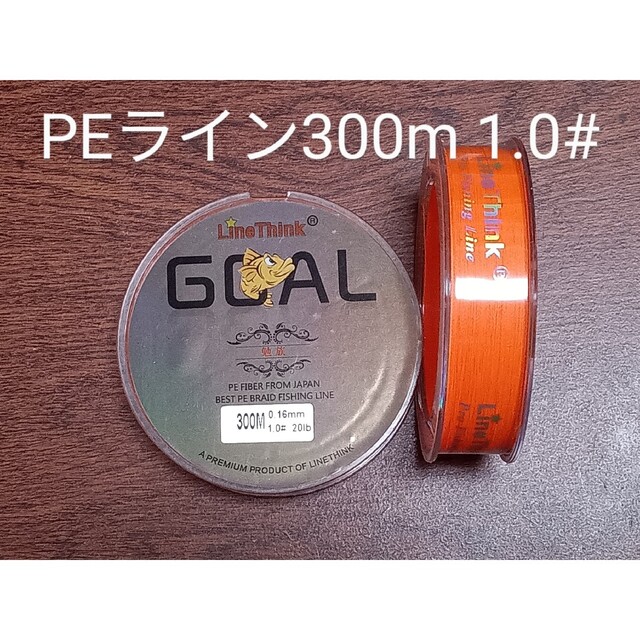 PEライン(4本編み),300m巻,1.0# スポーツ/アウトドアのフィッシング(釣り糸/ライン)の商品写真