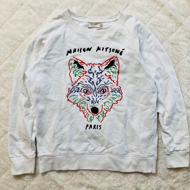 メゾンキツネ 刺繍ロゴ スウェットトレーナー 日本限定 www.toyotec.com