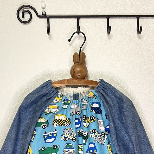 ハンドメイド スモック 【size 110】*車*の通販 by choshiko's shop