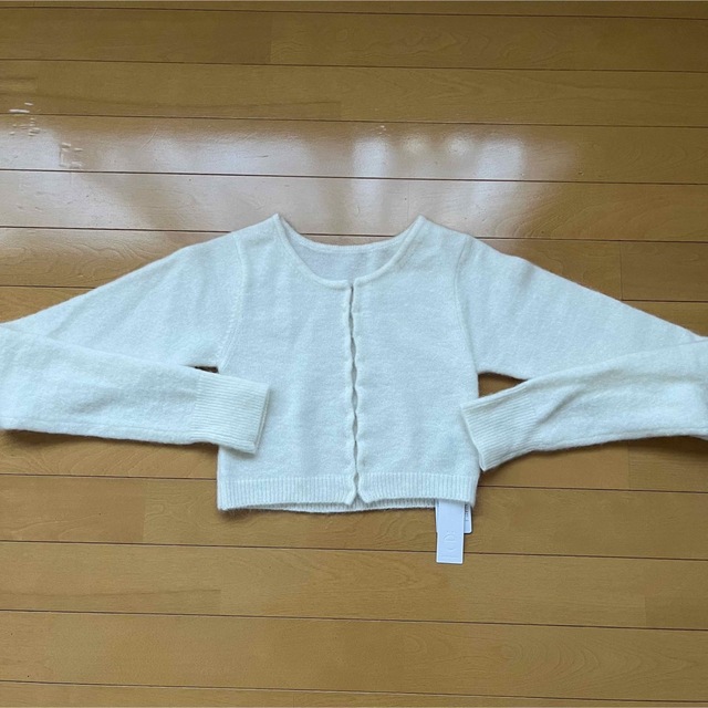yo biotop Wool mohair hook cardiganの通販 by shop|ラクマ