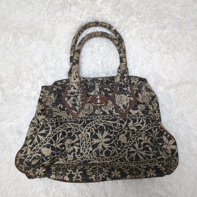 Vivienne westwood デニムハンドバッグ オーブ ヤスミン レア 新しい