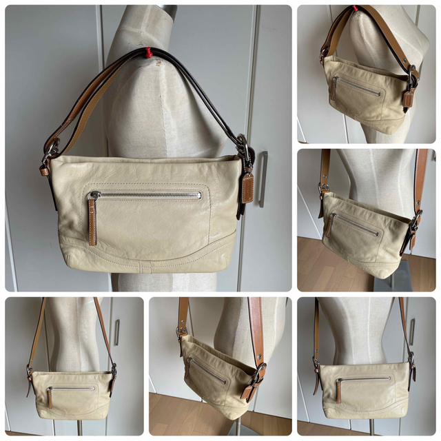 COACH - COACHコーチF10939ソフトダッフル レザー 2way COACH - COACHコーチF10939ソフトダッフル レザー 2way