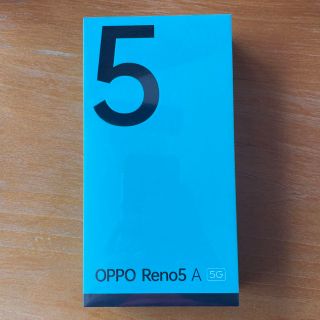 オッポ(OPPO)の未開封　OPPO Reno5 A eSIM A103OP シルバーブラック(スマートフォン本体)