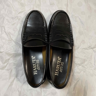ハルタ(HARUTA)の黒　26センチローファー(ローファー/革靴)