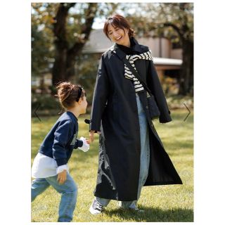 23.FORME スタンドカラーロングコート 1-
