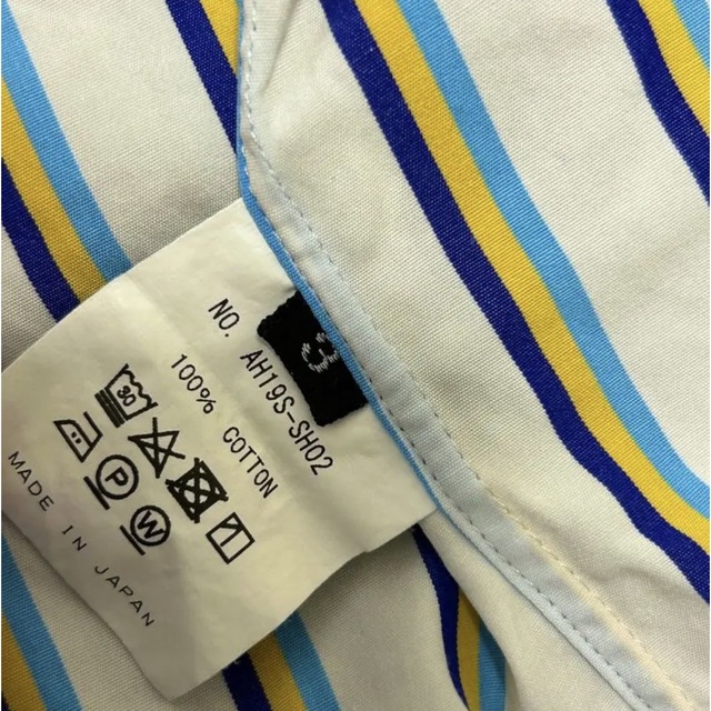 ALLEGE - Allege アレッジ Standard stripe shirtの通販 by あs shop