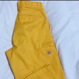 ディッキーズ(Dickies)のdickies ダブルニー　イエロー　idealジップ(ワークパンツ/カーゴパンツ)