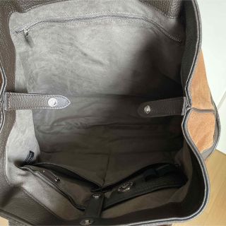 ペッレモルビダ PELLE MORBIDAスェード×レザーコンビトート