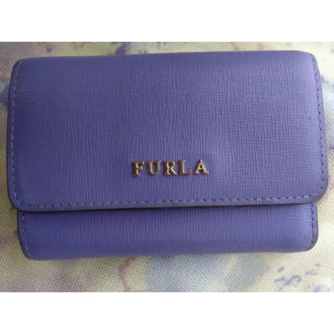 FURLA /フルラ バビロンBABYLONパープル三つ折り財布 | フリマアプリ ラクマ フルラ FURLA バビロン BABYLON 三つ折り財布 小銭入れ レザー 紫