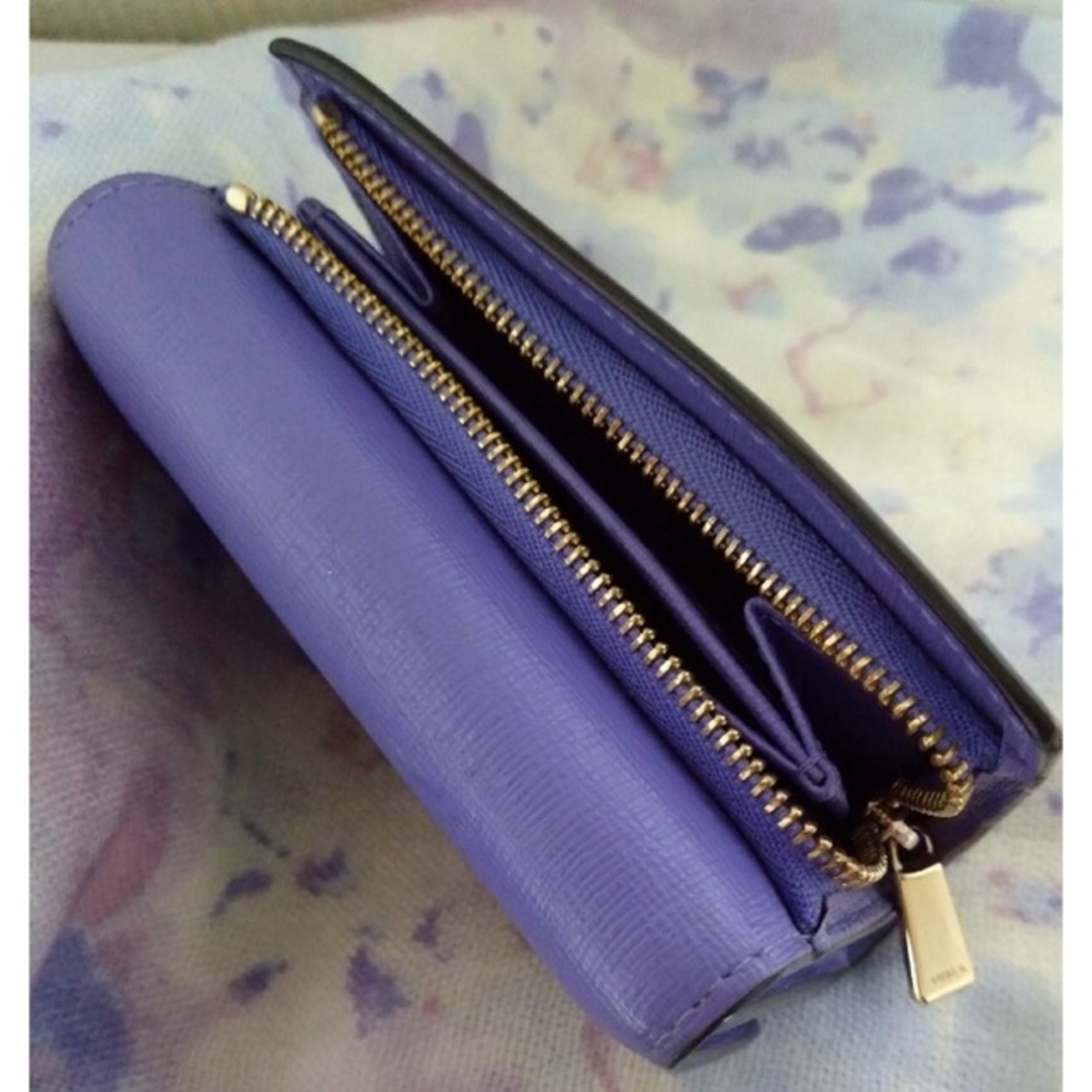 FURLA /フルラ バビロンBABYLONパープル三つ折り財布 フルラ FURLA バビロン BABYLON 三つ折り財布 小銭入れ レザー 紫
