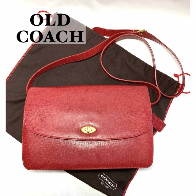 【美品】COACH オールドコーチ　イタリア製　ショルダーバッグ　4403