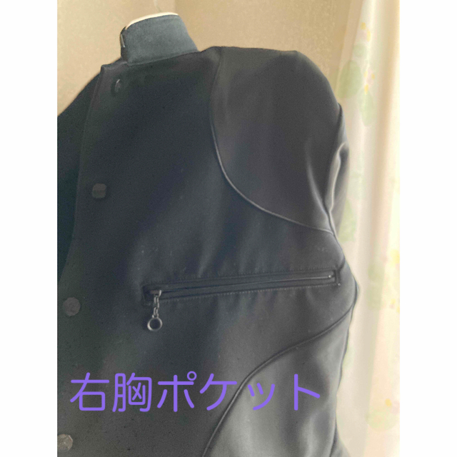 日本製学生服 上着 黒ハイグレード 洗濯機丸洗いOK 形態安定 A体 4