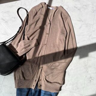 ドゥーズィエムクラス(DEUXIEME CLASSE)の極美品✨20SS コルピエロ レーヨン シルク カシミア カーディガン ベージュ(カーディガン)