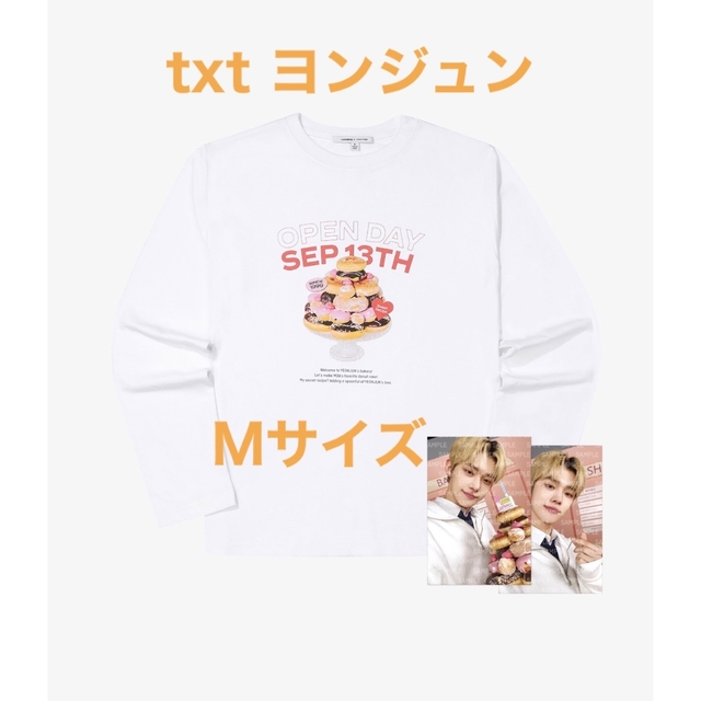 txt ヨンジュン センイル ☆Tシャツ  Mサイズ☆トレカ付 新品未使用
