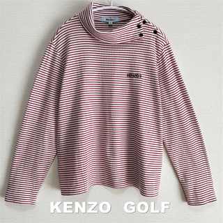 ケンゾー(KENZO)の【KENZO GOLF】ケンゾーゴルフ 刺繍ロゴ ショルダーボタン プルオーバー(カットソー(長袖/七分))
