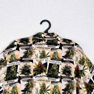 HUF 420 COLLECTION マリファナ柄シャツの通販 by hahaha_shop｜ラクマ