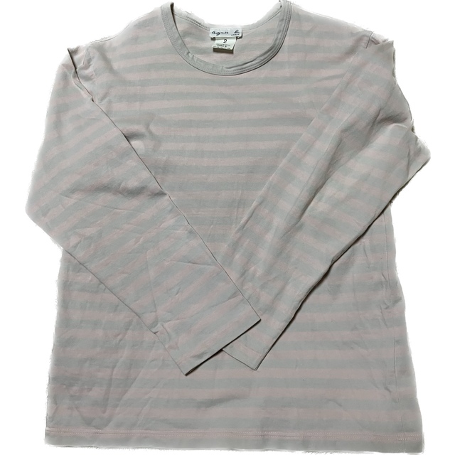 agnes b.(アニエスベー)のアニエスベー　ロングtシャツ 長袖　ボーダー レディースのトップス(Tシャツ(長袖/七分))の商品写真