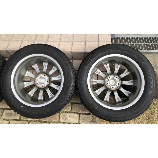 BRIDGESTONE(ブリヂストン)の引取限定‼︎T32 エクストレイル225/60/18ブリザックDM-V2中古美品 自動車/バイクの自動車(タイヤ・ホイールセット)の商品写真