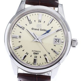 セイコー(SEIKO)のセイコー SEIKO SBGM221/9S66-00A0 グランドセイコー GMT 自動巻き メンズ 箱・保証書付き_740227(腕時計(アナログ))