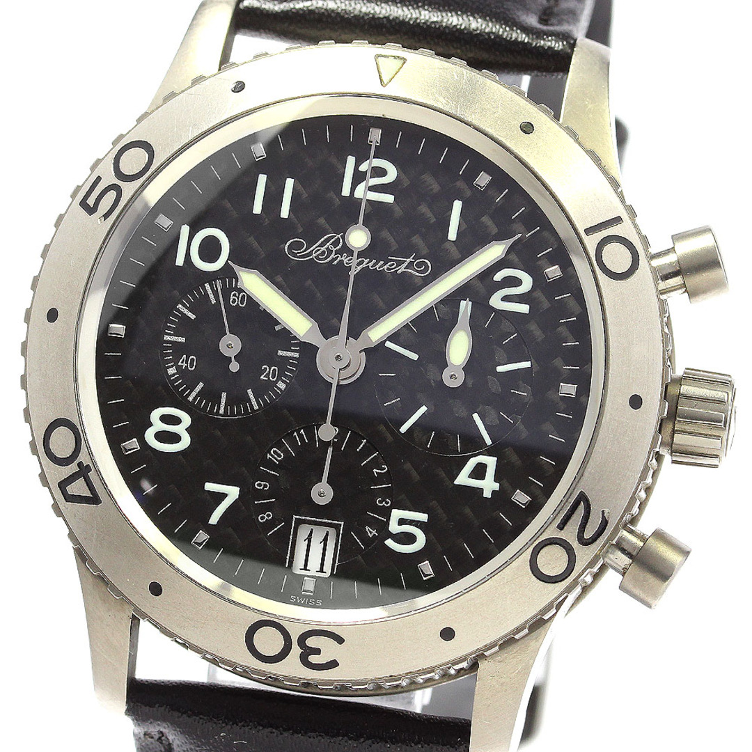 Breguet(ブレゲ)のブレゲ Breguet 3820 トランスアトランティック タイプXX クロノグラフ 自動巻き メンズ _738294【ev15】 メンズの時計(腕時計(アナログ))の商品写真