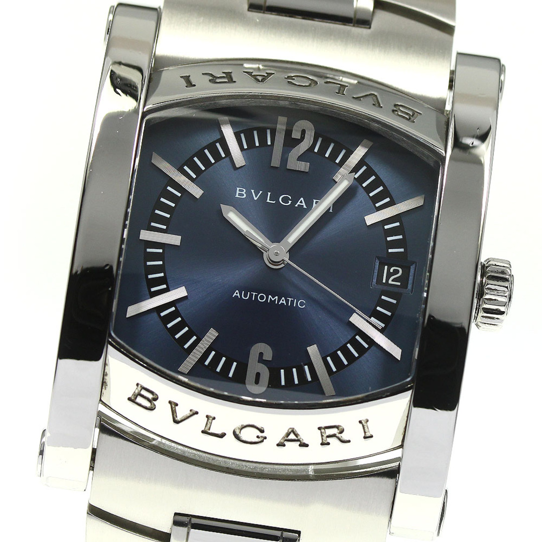 ブルガリ BVLGARI AA44S アショーマ デイト 自動巻き メンズ _740837【ev10】