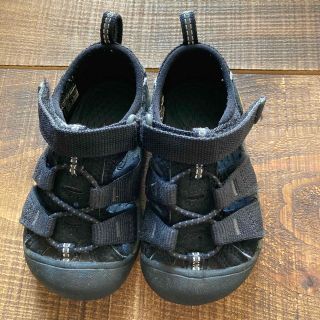 キーン(KEEN)のKEKN サンダル　13.5cm  baby kids 黒　子ども(サンダル)