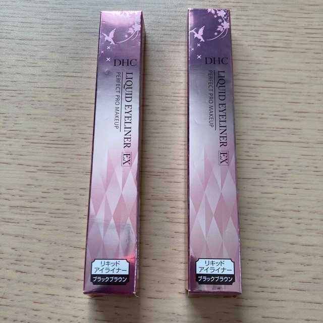 DHC(ディーエイチシー)のDHC リキッドアイライナー EX ブラックブラウン 0.5mL 2本セット コスメ/美容のベースメイク/化粧品(アイライナー)の商品写真