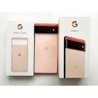 Google Pixel6 ピンク(Kinda Coral) 128GB セット(スマートフォン本体)