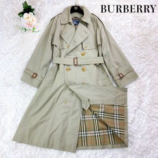 BURBERRY - バーバリー ロング トレンチコート ノバチェック カーキ BURBERRY - バーバリー ロング トレンチコート ノバチェック カーキ