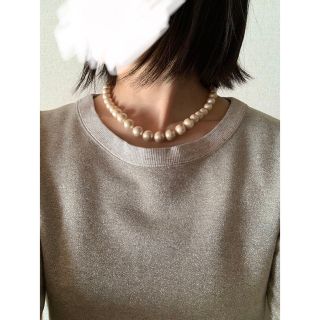 サロン(SALON)のコットンパールネックレス(ネックレス)